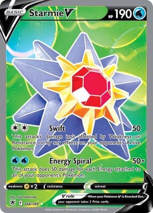 Carta Starmie VStarmie V (Full Art)