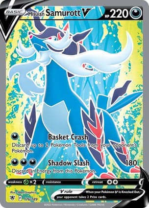 Carta Samurott de Hisui VHisuian Samurott V (Full Art)
