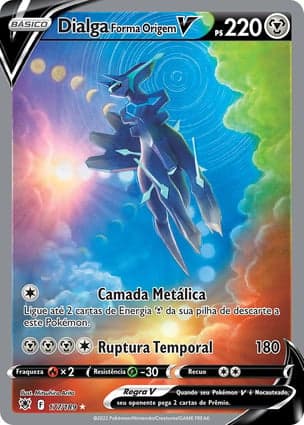 Carta Dialga Forma Origem VOrigin Forme Dialga V
