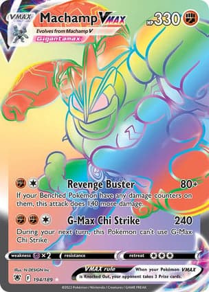 Carta Machamp VMAXMachamp VMAX (Secret)