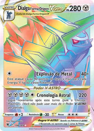 Carta Dialga Forma Origem V-ASTROOrigin Forme Dialga VSTAR (Secret)