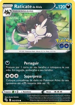 Carta Raticate de Alola