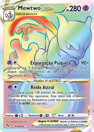 Carta Mewtwo V-ASTROMewtwo VSTAR