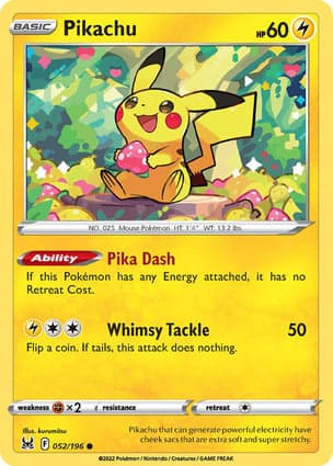 Carta Pikachu