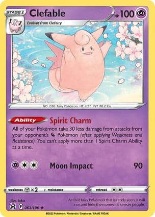 Carta Clefable
