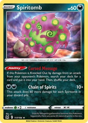 Carta Spiritomb