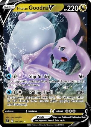 Carta Goodra de Hisui VHisuian Goodra V