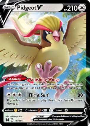 Carta Pidgeot V