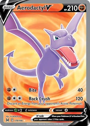 Carta Aerodactyl VAerodactyl V (Full Art)