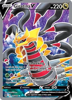 Carta Giratina VGiratina V (Full Art)