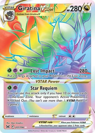 Carta Giratina V-ASTROGiratina VSTAR