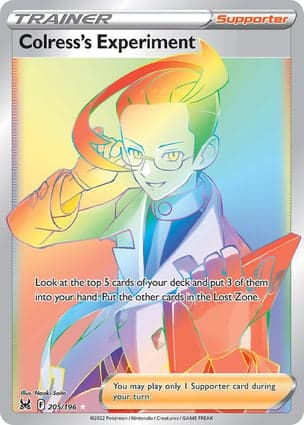 Carta Experimento do Colress