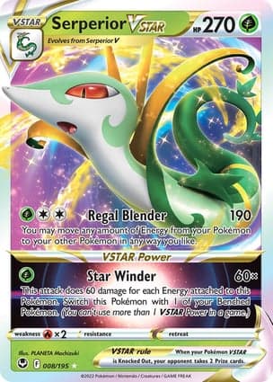 Carta Serperior V-ASTROSerperior VSTAR