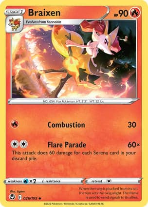 Carta Braixen