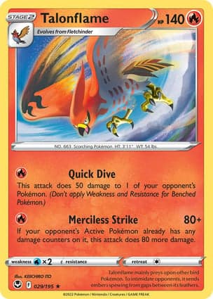 Carta Talonflame