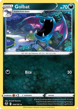 Carta Golbat