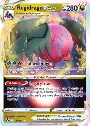Carta Regidrago V-ASTRORegidrago VSTAR