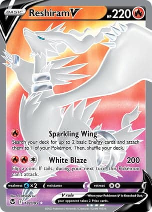 Carta Reshiram VReshiram V (Full Art)