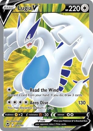 Carta Lugia VLugia V (Full Art)