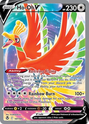 Carta Ho-Oh VHo-Oh V (Full Art)