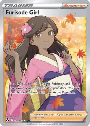 Carta Garota Furisode