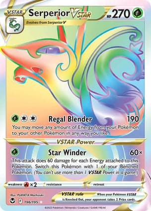 Carta Serperior V-ASTROSerperior VSTAR (Secret)