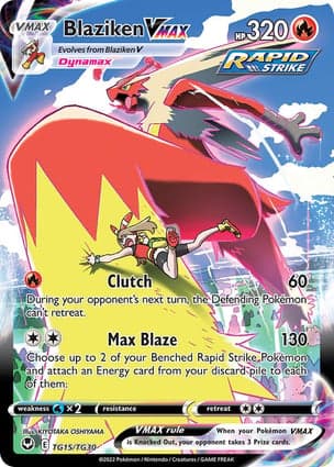 Carta Blaziken VMAX