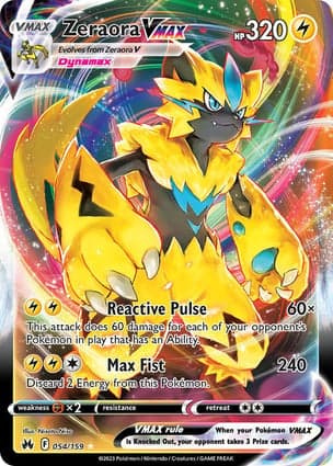 Carta Zeraora VMAX
