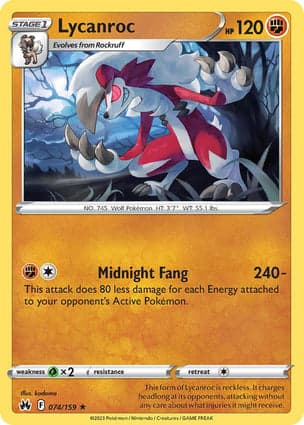 Carta Lycanroc