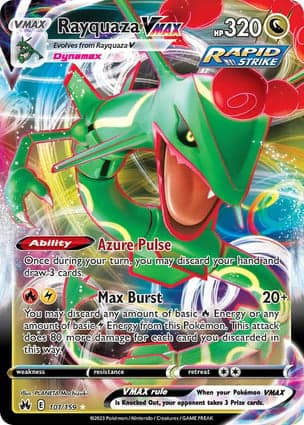 Carta Rayquaza VMAXRayquaza VMAX (101)