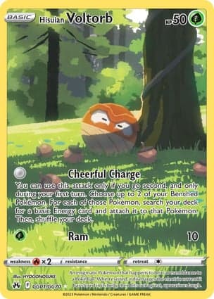 Carta Voltorb de Hisui
