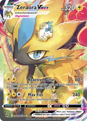 Carta Zeraora VMAX