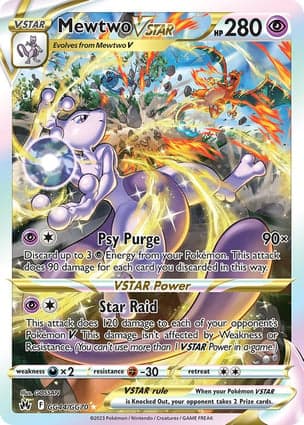 Carta Mewtwo V-ASTROMewtwo VSTAR