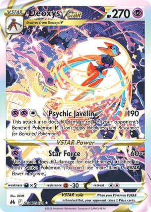 Carta Deoxys V-ASTRODeoxys VSTAR