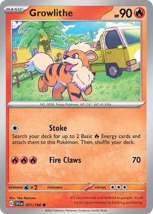 Carta Growlithe