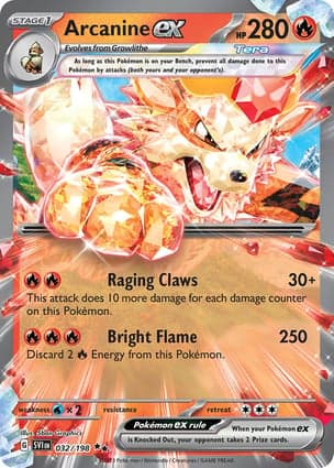 Carta Arcanine ex