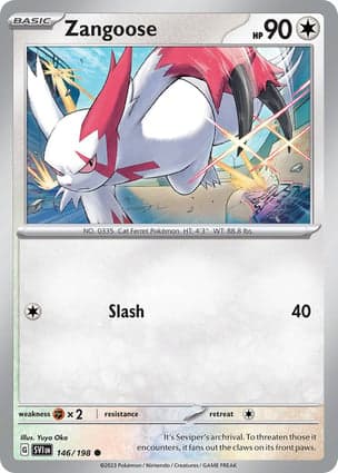 Carta Zangoose