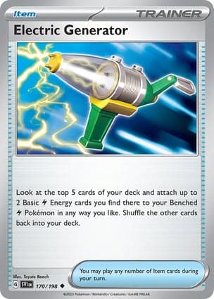 Carta Gerador Elétrico