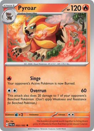 Carta Pyroar
