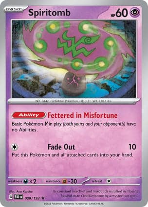 Carta Spiritomb