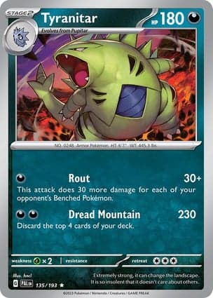 Carta Tyranitar