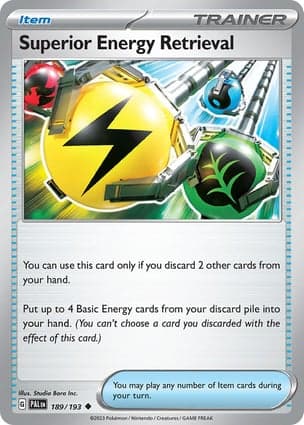 Carta Recuperação de Energia Superior