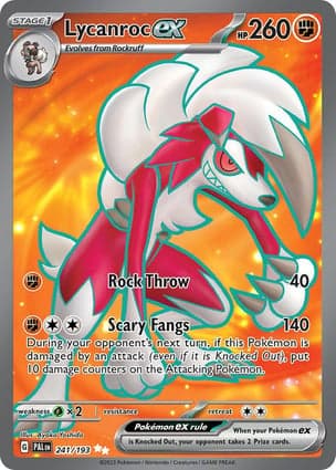 Carta Lycanroc ex