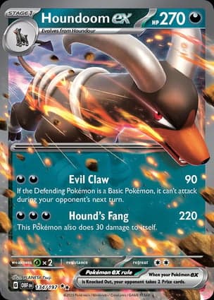Carta Houndoom ex