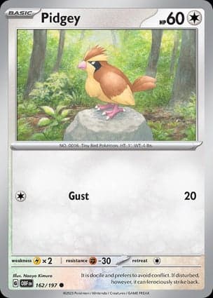 Carta Pidgey