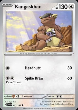 Carta Kangaskhan