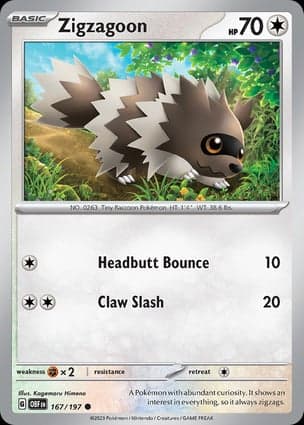 Carta Zigzagoon