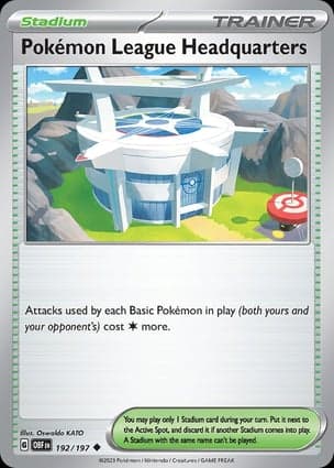 Carta Sede da Liga Pokémon