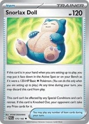 Carta Boneco de Snorlax
