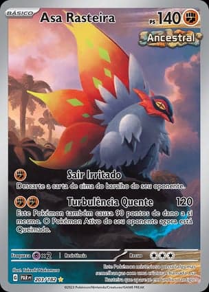 Carta Asa Rasteira Slither Wing